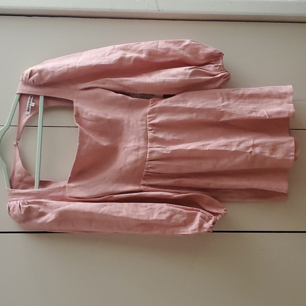 NWT Reformation Brodie Linen Dress size 0
